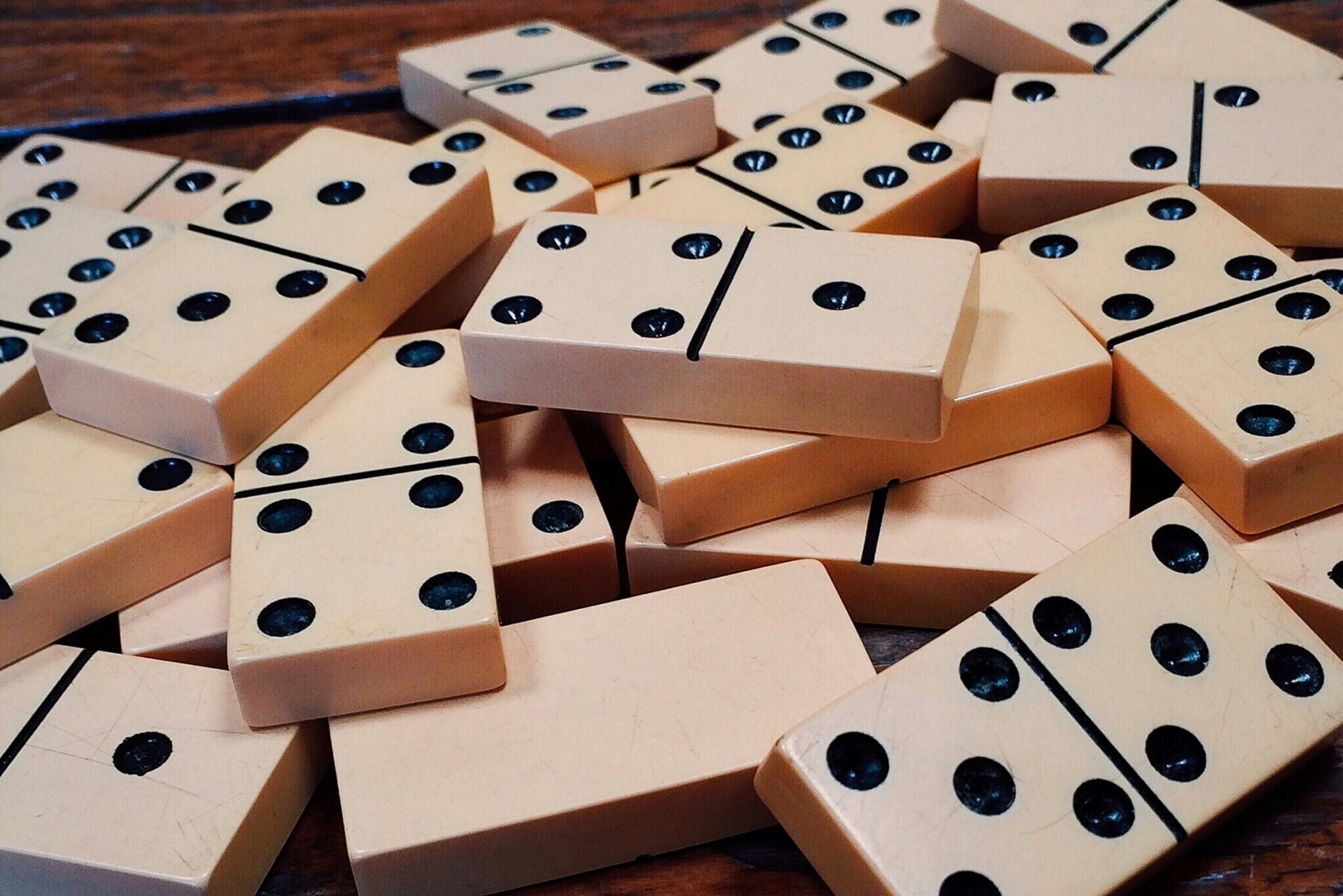 Stack of dominoes