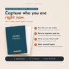 The Self Portrait Workbook: a 28-page time capsule you fill in today and open in a year